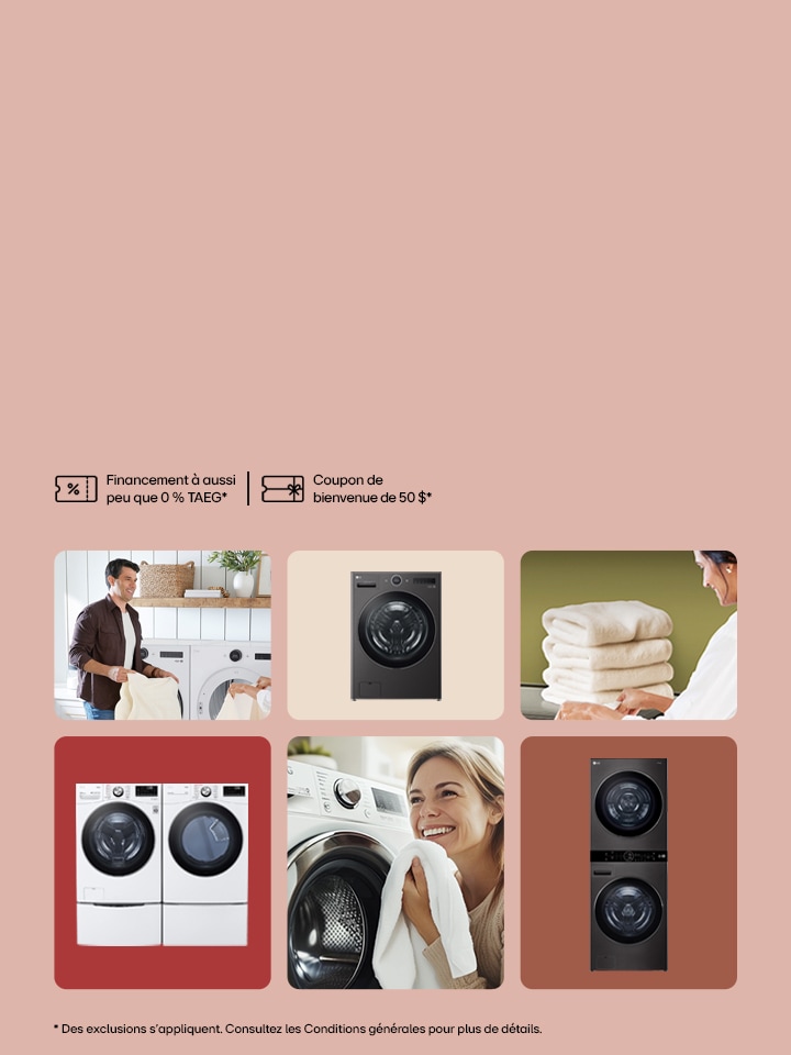 Achetez plus et économisez sur les laveuses et sécheuses