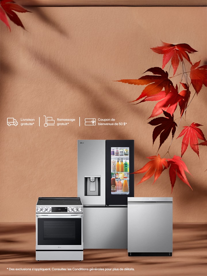 Offre de mise à niveau électroménagers - Économisez sur les appareils de cuisine admissibles, y compris réfrigérateurs, cuisinières et tables de cuisson, avec livraison et retrait gratuits.