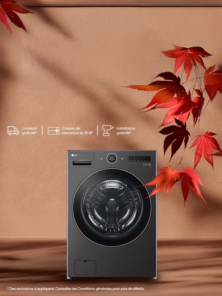 Offre de mise à niveau électroménagers - Économisez sur les laveuses et sécheuses admissibles, avec livraison et installation gratuits.
