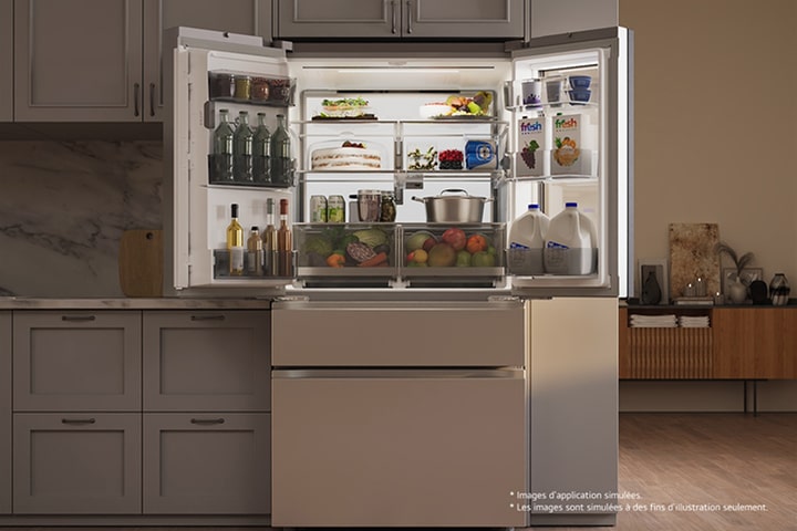 Brighten your fridge with LED back wall lighting
