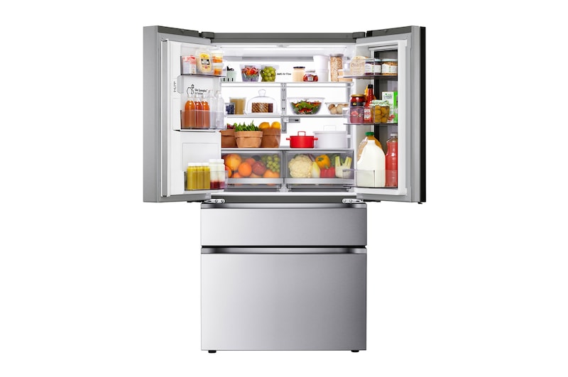 Front open 2 sides with food