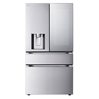 Vue avant de Réfrigérateur à profondeur standard MAXᴹᑦ de 29 pi³ à 4 portes avec porte à deux battants avec Mini Craft Iceᴹᴰ et Full-Convert Drawerᴹᴰ LF29S9730S