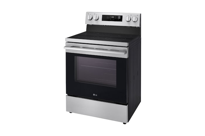 Cuisinière électrique 30 po, 6,3 pi³ | ProBake(MD) Convection, EasyClean(MD) et fonction intelligente, inox, autoportante