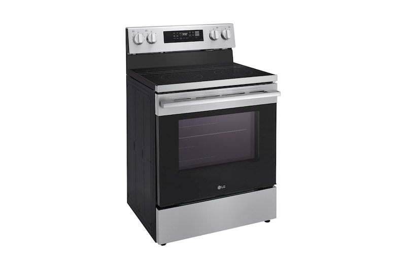 Cuisinière électrique 30 po, 6,3 pi³ | ProBake(MD) Convection, EasyClean(MD) et fonction intelligente, inox, autoportante