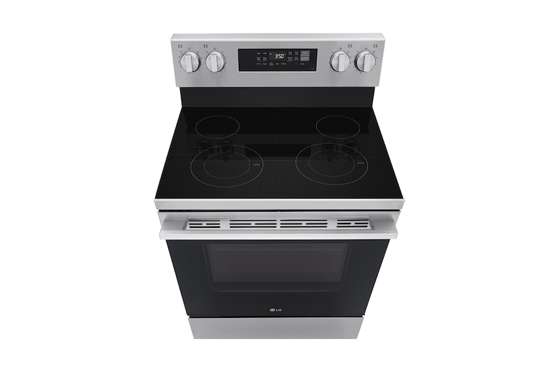 Cuisinière électrique 30 po, 6,3 pi³ | ProBake(MD) Convection, EasyClean(MD) et fonction intelligente, inox, autoportante