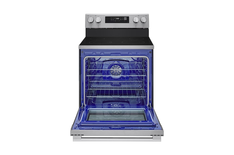Cuisinière électrique 30 po, 6,3 pi³ | ProBake(MD) Convection, EasyClean(MD) et fonction intelligente, inox, autoportante
