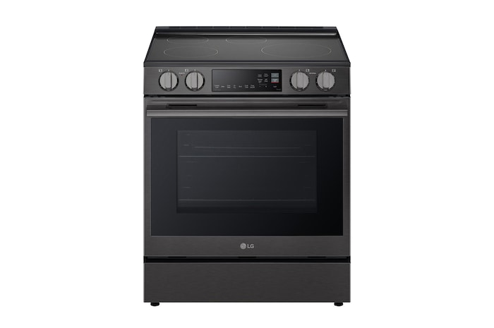 LG Cuisinière à induction de 6,3 pi³/30 po | ProBake Conv., Air Fry, SelfClean, EasyClean🅫, acier inox. noir., encastr., LSIL6334ZE