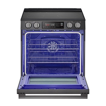 LG Cuisinière à induction de 6,3 pi³/30 po | ProBake Conv., Air Fry, SelfClean, EasyClean🅫, acier inox. noir., encastr., LSIL6334ZE