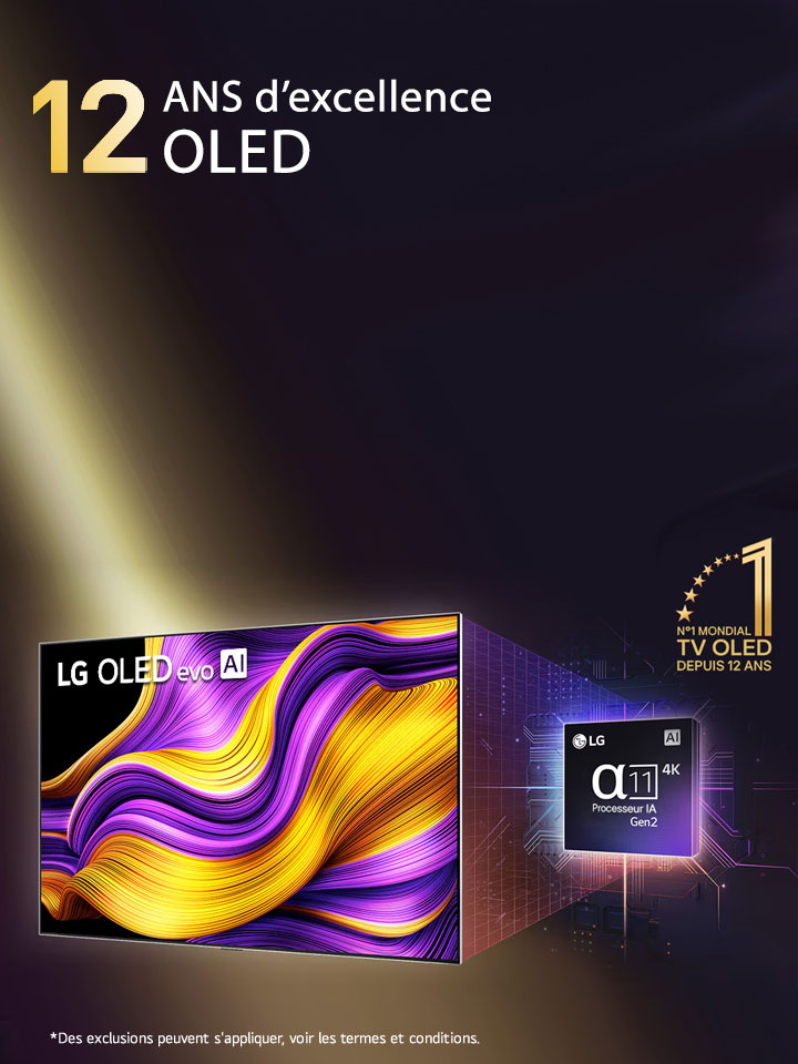 12 ANS d’excellence OLED