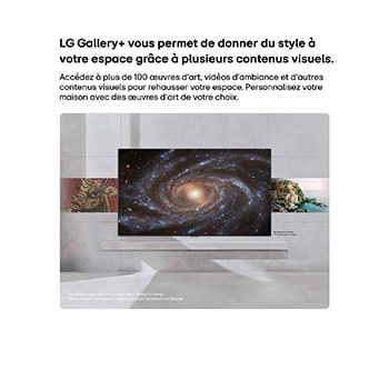 LG Gallery TV AI with frame LX7 ART TV Mini LED’s alpha 7 AI Processor 4K Gen9 glows at the center of a yellow circuit board, highlighting smarter, more powerful AI processing that enhances 4K image clarity with improved contrast and depth.
