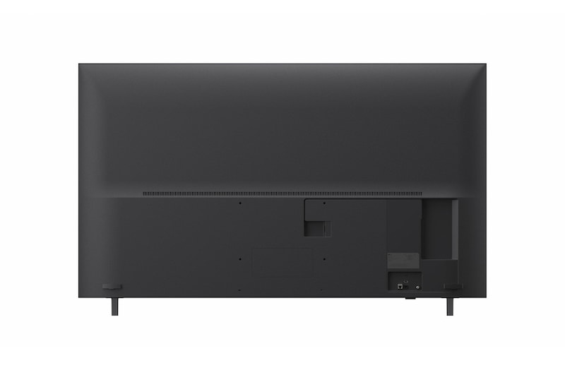 LG QNED evo AI QNED82 Mini LED highlights how its Mini LED reveals sharper rock textures and clearer ocean detail than conventional LED in a split coastal cliff scene, delivering deeper blacks and more refined contrast for greater clarity and depth.