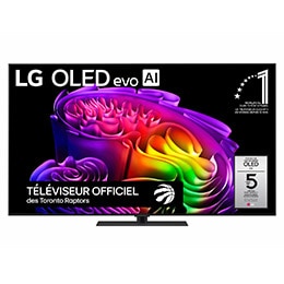 Logo de la garantie limitée de 5 ans sur le panneau pour le téléviseur OLED G6 haut de gamme