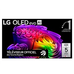 Logo de la garantie limitée de 5 ans sur le panneau pour le téléviseur OLED G6 haut de gamme