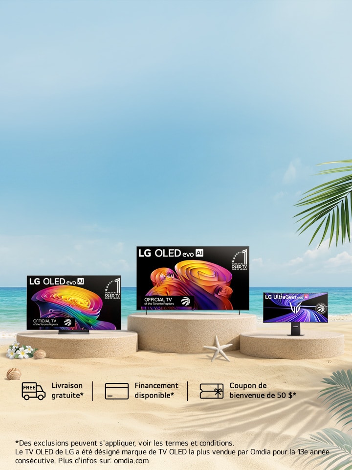 Grande vente d’été : Jusqu’à 15 % de rabais sur téléviseur OLED et moniteurs