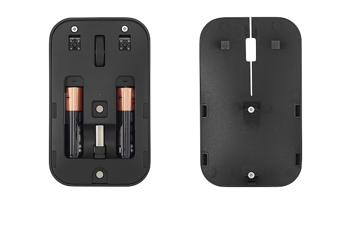 bas de la souris sans couvercle