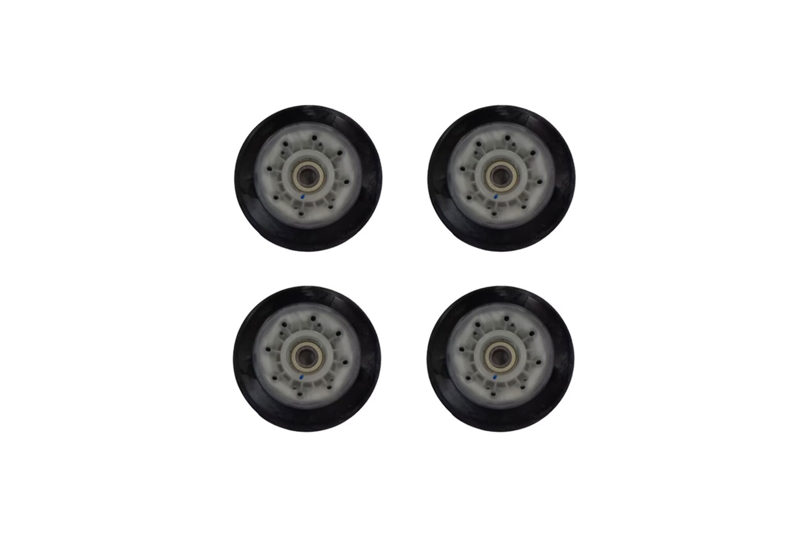 Vue avant de Rouleaux de tambour pour sécheuse de LG – paquet de quatre 4581EL2002L