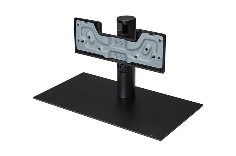 Vue avant de Socle pour téléviseur OLED evo de la série G5 de LG (55 po) SA-G5SN55