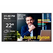 Vue avant de 43 po 350 nits Affichage UHD 43UM3DF-B