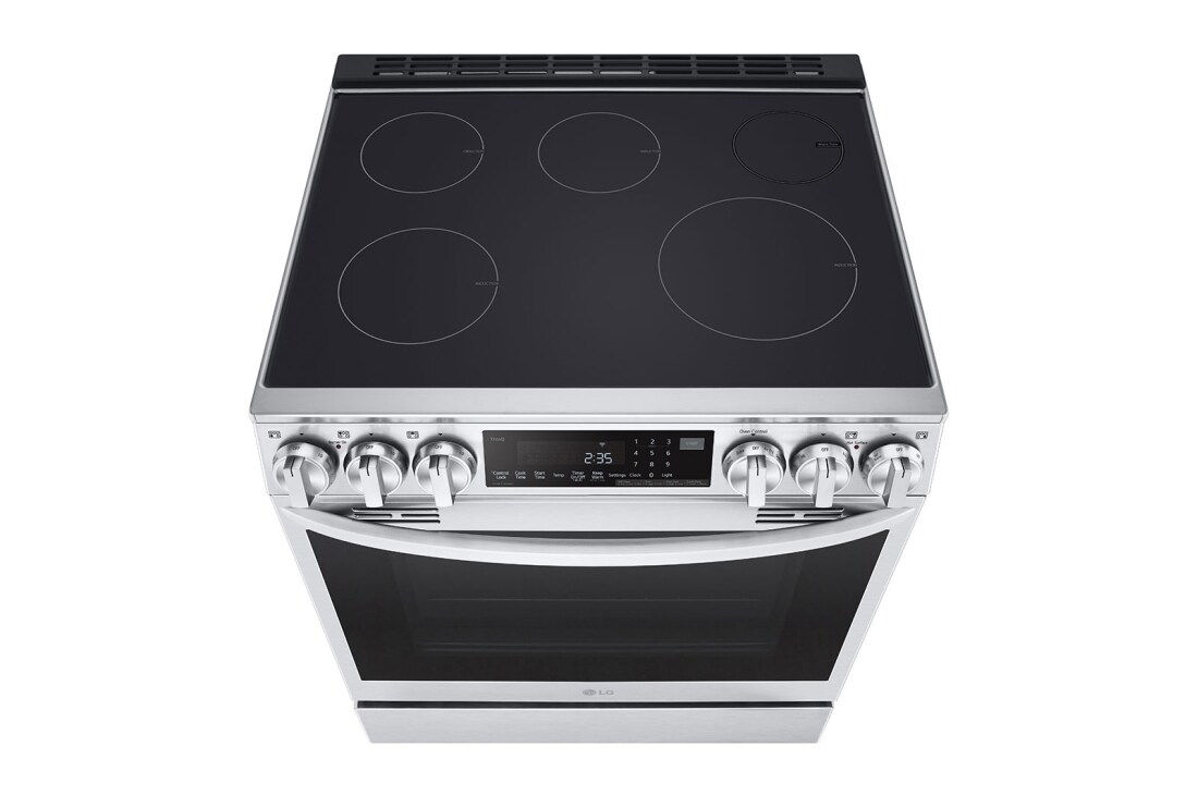 LG Cuisinière à induction encastrable intelligente de 6,3 pi³ avec technologie InstaView<sup>MD</sup>, ProBake Convection<sup>MD</sup>, Air Fry et Air Sous Vide, LSIL6336F