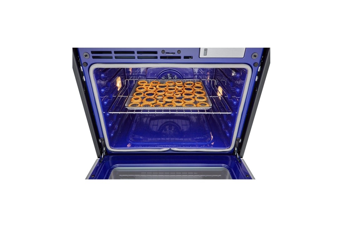 LG Four mural intelligent de 4,7 pi³ avec technologie InstaView<sup>MD</sup>, convection véritable, Air Fry et Vapeur Sous Vide, WSEP4727F