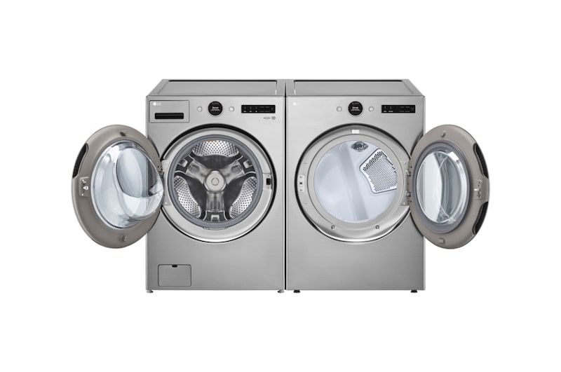 Front view with doors opened