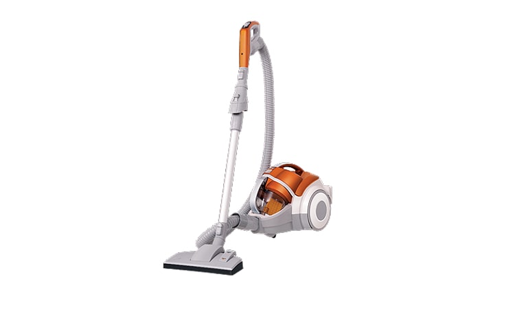 Vue avant de Aspirateur-chariot sans sac Kompressor Soins des Planchers durs de LG LCV700