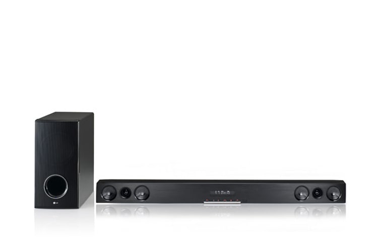 Vue avant de Sans barre de son | 280 Watts | Full HD | Construit en WiFi | Réception Bluetooth | Caisson de basses HLS36W