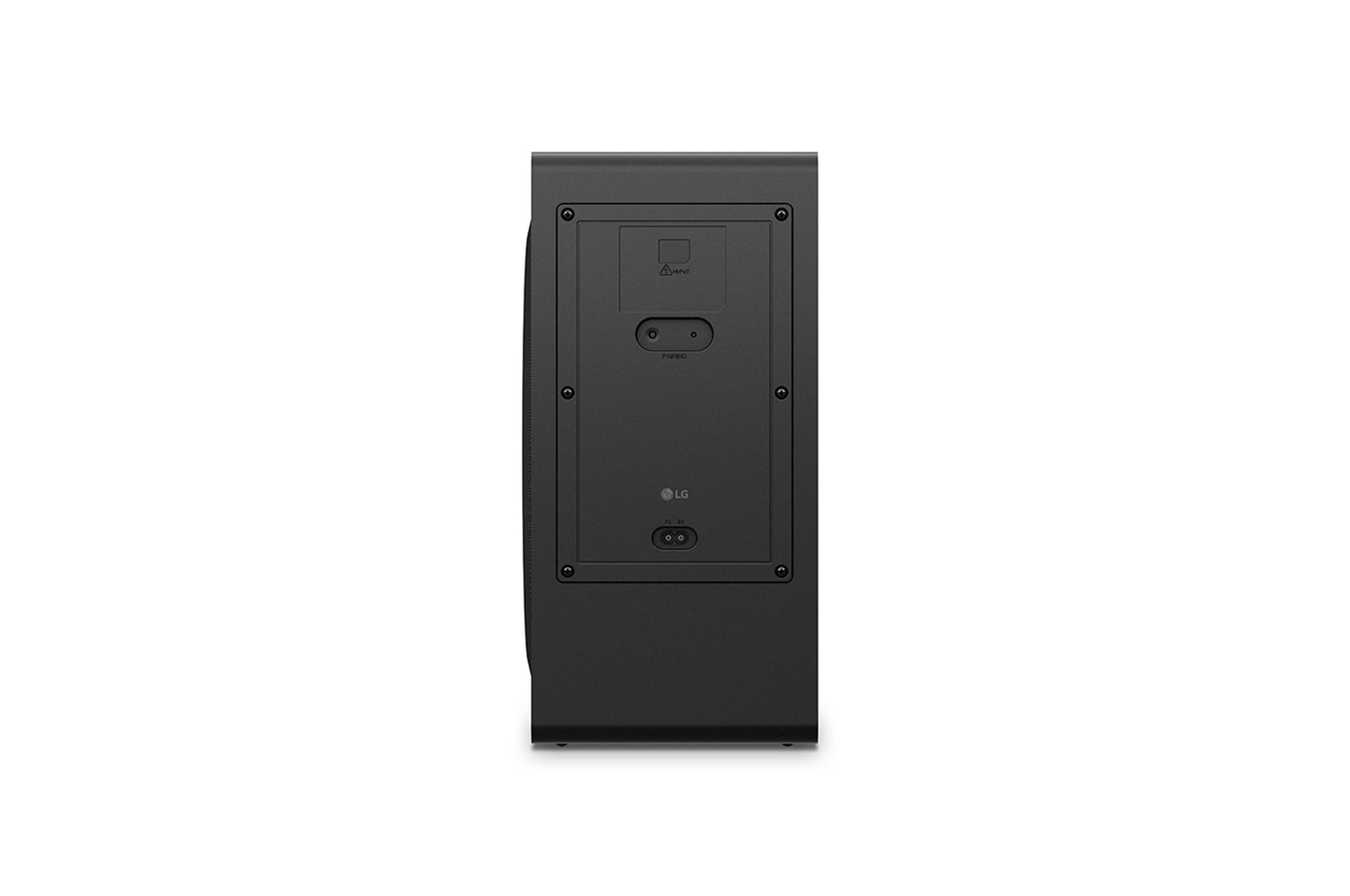 Back view of subwoofer
