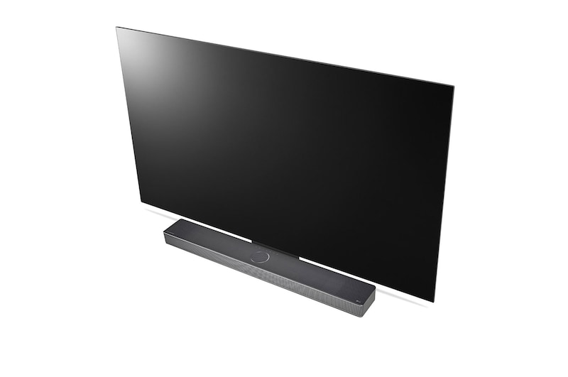 LG La barre de son LG SC9S à 3.1.3 canaux s’agence parfaitement aux télés OLED evo de la série C avec les technologies et Dolby Atmos<sup>MD</sup>, SC9S