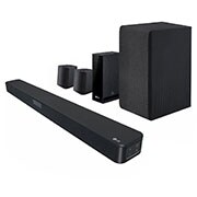 LG Barre de son ambiophonique 4.1 canaux, 420 W, avec haut-parleurs sans fil, SL4R