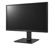 LG Moniteur IPS pleine HD (blanc) de 22 po avec socle réglable, haut-parleurs intégrés et fixation au mur conforme à la LTC, 22BL450Y-B