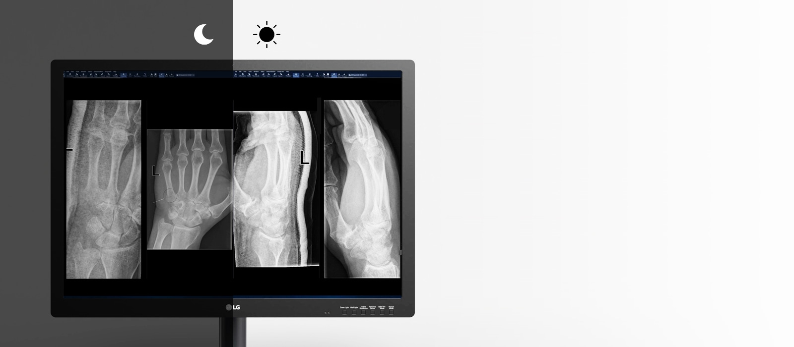 Le capteur de luminance automatique permet d’ajuster automatiquement la luminosité de l’écran au niveau optimal en fonction des conditions d’éclairage ambiantes