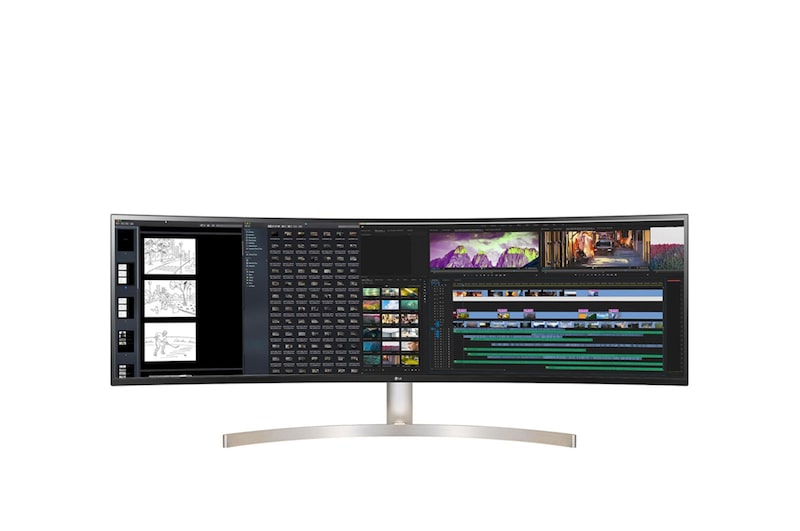 LG Moniteur IPS à DEL double QHD UltraWideMD incurvé 32:9, catégorie des 49 po (diagonale de 49 po), 49WL95C-W
