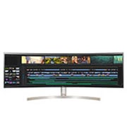 LG Moniteur IPS à DEL double QHD UltraWideMD incurvé 32:9, catégorie des 49 po (diagonale de 49 po), 49WL95C-W