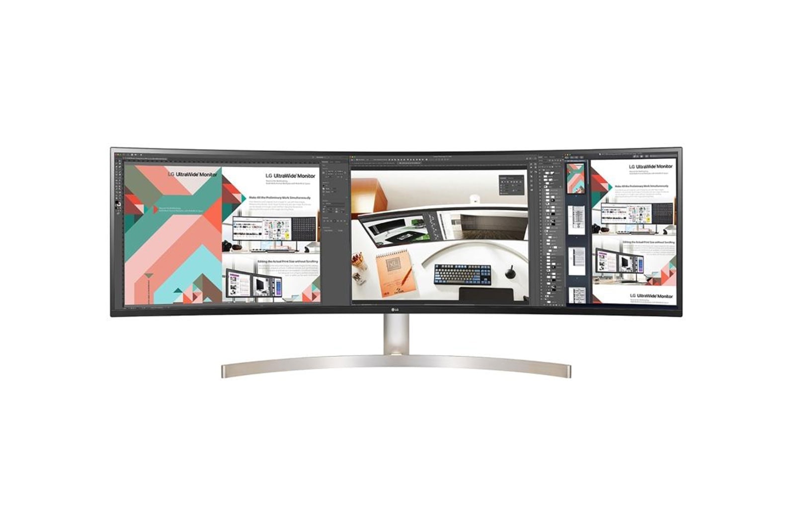 LG Écran double incurvé UltraWide™ IPS à DEL QHD 49WL95C-W 32:9 de 49 po avec HDR10 de LG, 49WL95C-WY