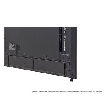 Close-up image of bottom right corner (* The product image would differ from its actual appearance, as it would vary slightly depending on each inch option.)