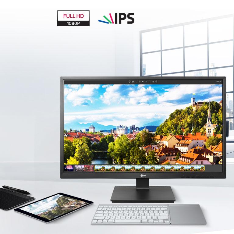 LG 24BK550Y-B : Moniteur IPS pleine HD de 24 po conforme à
