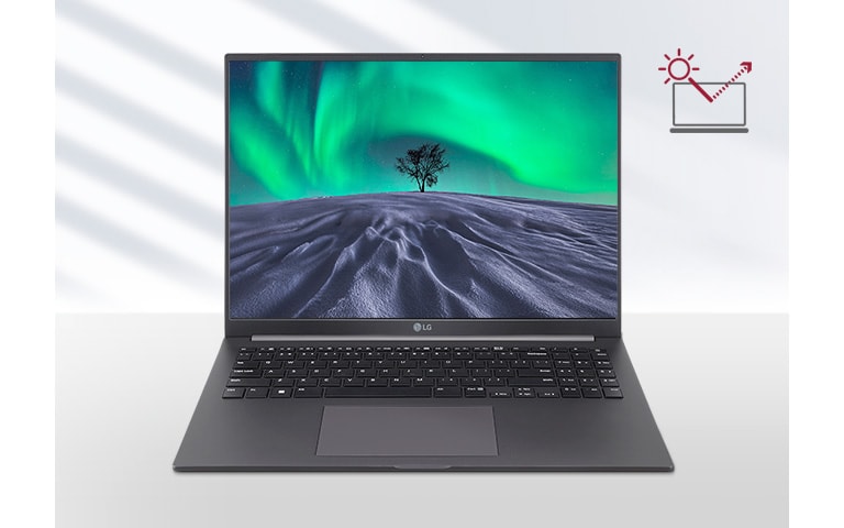 L’image montre l’UltraPC sans reflets sur l’écran.