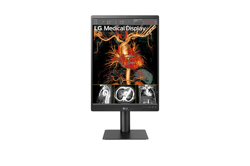 Vue avant de Moniteur de diagnostic IPS 21.3'' 3 mpx de LG 21HQ513D-B