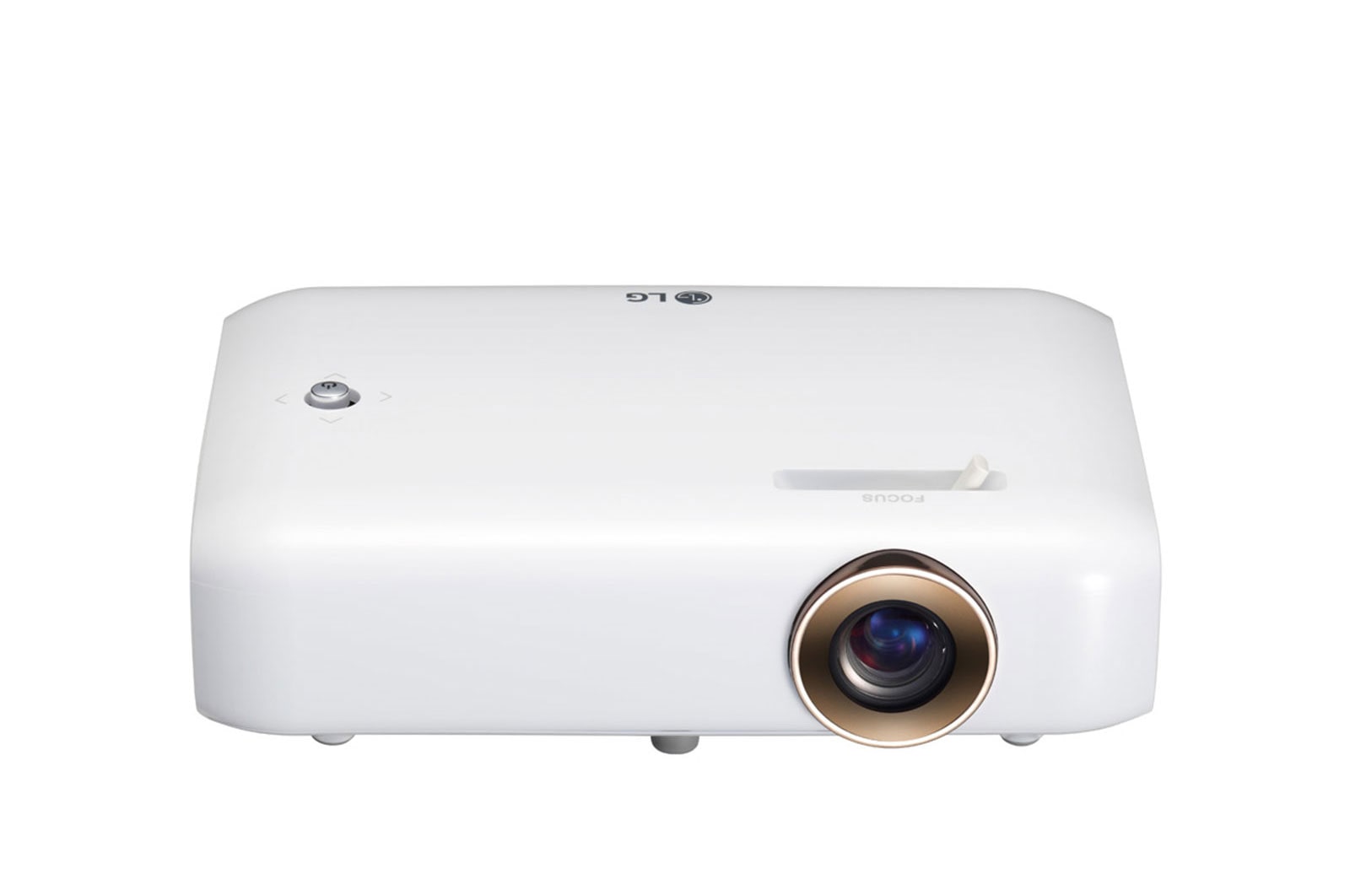 LG Projecteur DEL Minibeam avec pile intégrée, sortie du son Bluetooth et fonction de partage d’écran, PH550