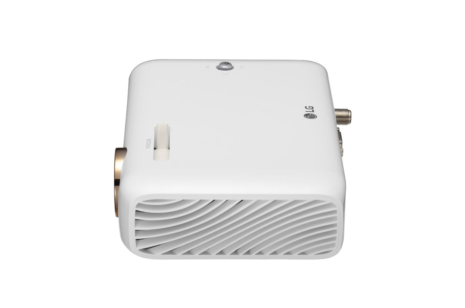 LG Projecteur DEL Minibeam avec pile intégrée, sortie du son Bluetooth et fonction de partage d’écran, PH550