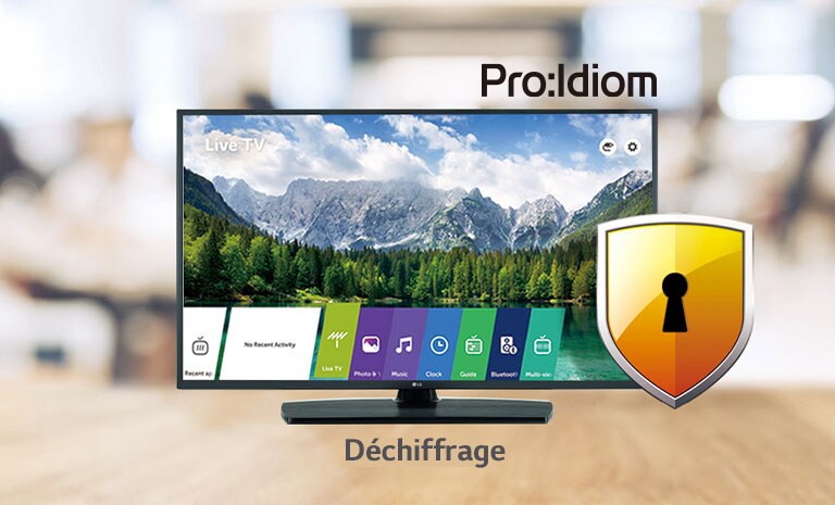 Pro:Idiom protège le téléviseur ultra HD et d’autres contenus numériques de grande valeur.