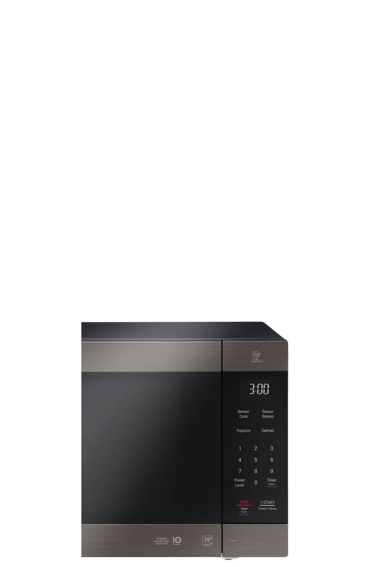 Micro-onde de comptoir NeoChefMC de LG en acier inoxydable noir de 2,0 pi³  avec technologies Smart Inverter et EasyClean® - LMC2075BD