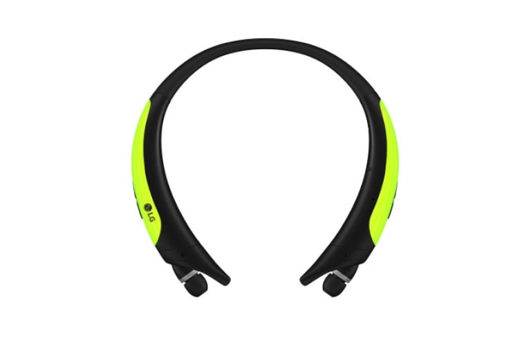 Vue avant de Casque d’écoute stéréo sans fil LG TONE Active<sup>MC</sup> HBS850 Vert