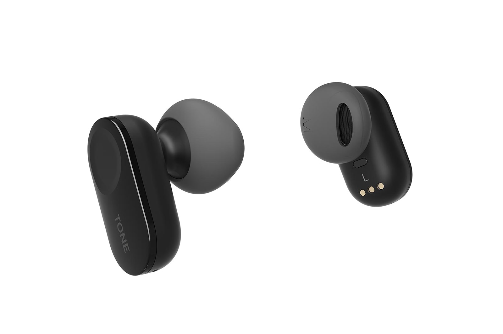 LG Écouteurs stéréophoniques sans fil BluetoothMD HBS-FL7 TONE Free de LG avec boîtier de recharge UVnano et Meridian Audio, HBS-FL7