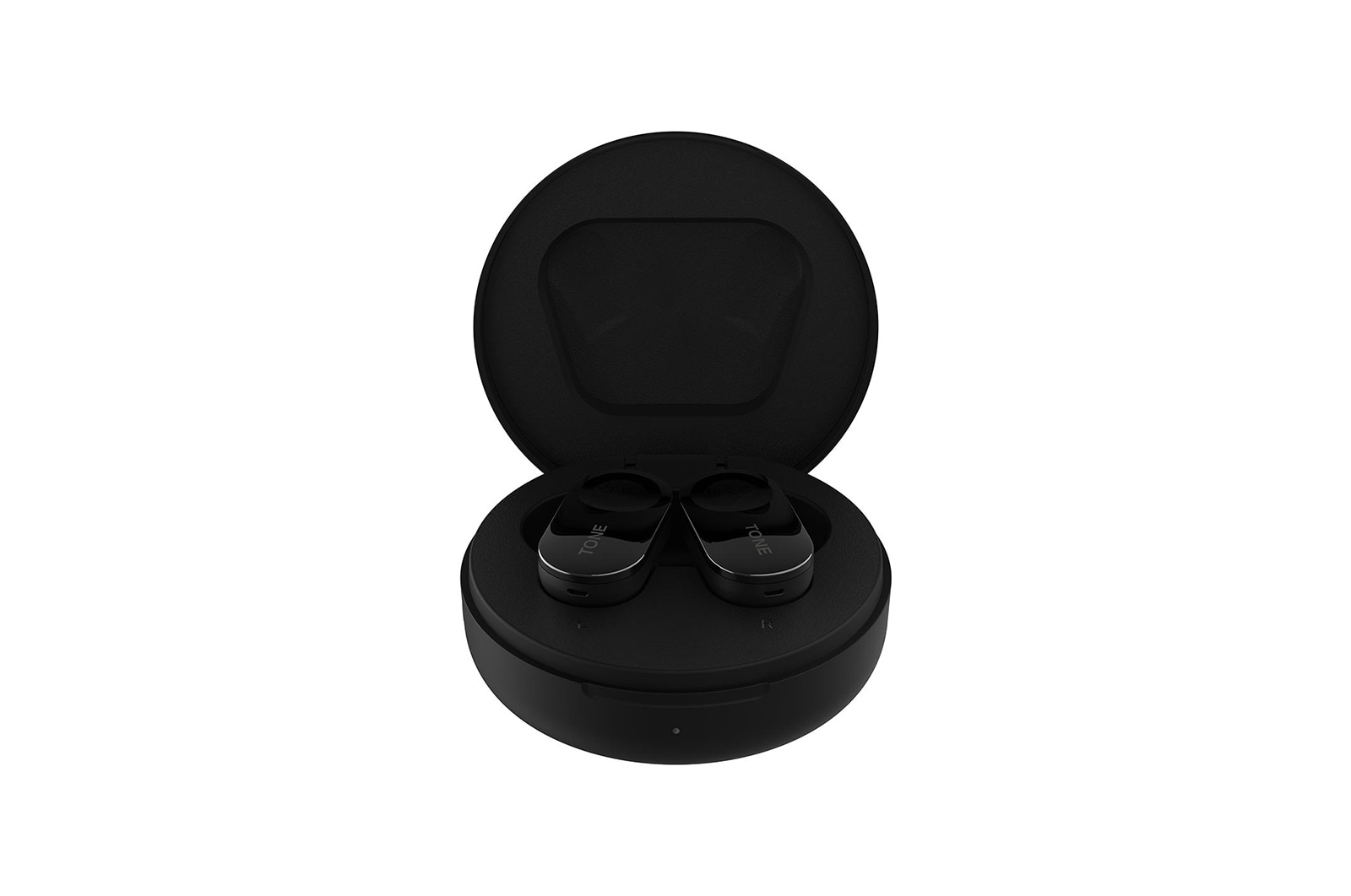 LG Écouteurs stéréophoniques sans fil BluetoothMD HBS-FL7 TONE Free de LG avec boîtier de recharge UVnano et Meridian Audio, HBS-FL7