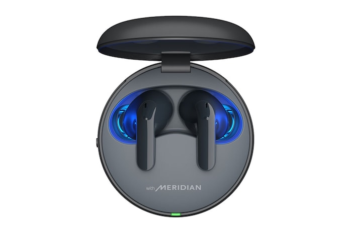 LG Écouteurs Bluetooth véritablement sans fil TONE Free<sup>MD</sup> T90 de LG avec son Dolby Atmos<sup>MD</sup> et dotés de la technologie du suivi de la tête<sup>MC</sup> de Dolby, TONE-T90