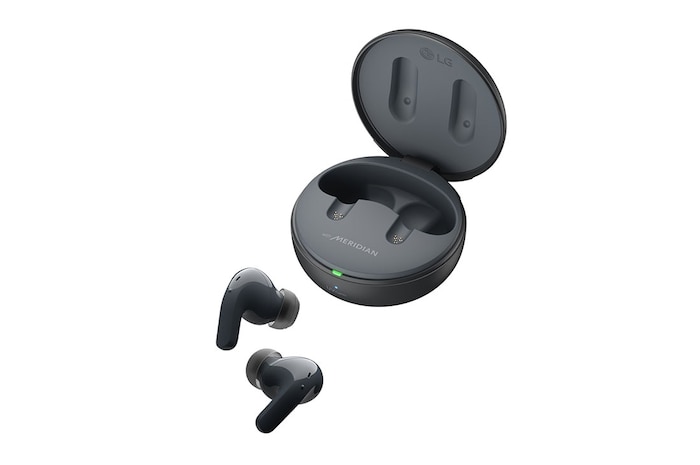 LG Écouteurs Bluetooth véritablement sans fil TONE Free<sup>MD</sup> T90 de LG avec son Dolby Atmos<sup>MD</sup> et dotés de la technologie du suivi de la tête<sup>MC</sup> de Dolby, TONE-T90