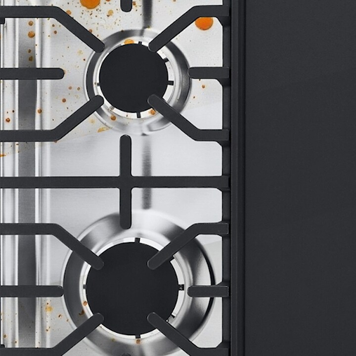 Surface de cuisson en acier inoxydable EasyClean🅫