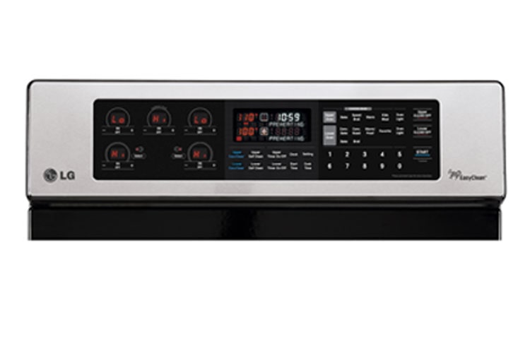 LG Cuisinière électrique à four double de 6,7 pi 3 avec Infrared Grill, LDE3037ST